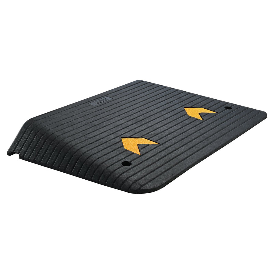 VEVOR Rubber Threshold Ramp, Rise Wheelchair Ramp Doorway, Recycled Rubber Power Curb Ramp Rated 33069 Lbs Load Capacity, Non-Slip Textured Surface Rubber Ramp For Wheelchair Car Scooter