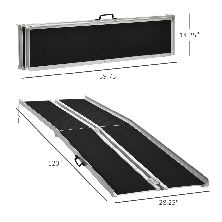 Multifold Wheelchair Ramp