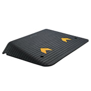 VEVOR Rubber Threshold Ramp, Rise Wheelchair Ramp Doorway, Recycled Rubber Power Curb Ramp Rated 33069 Lbs Load Capacity, Non-Slip Textured Surface Rubber Ramp For Wheelchair Car Scooter