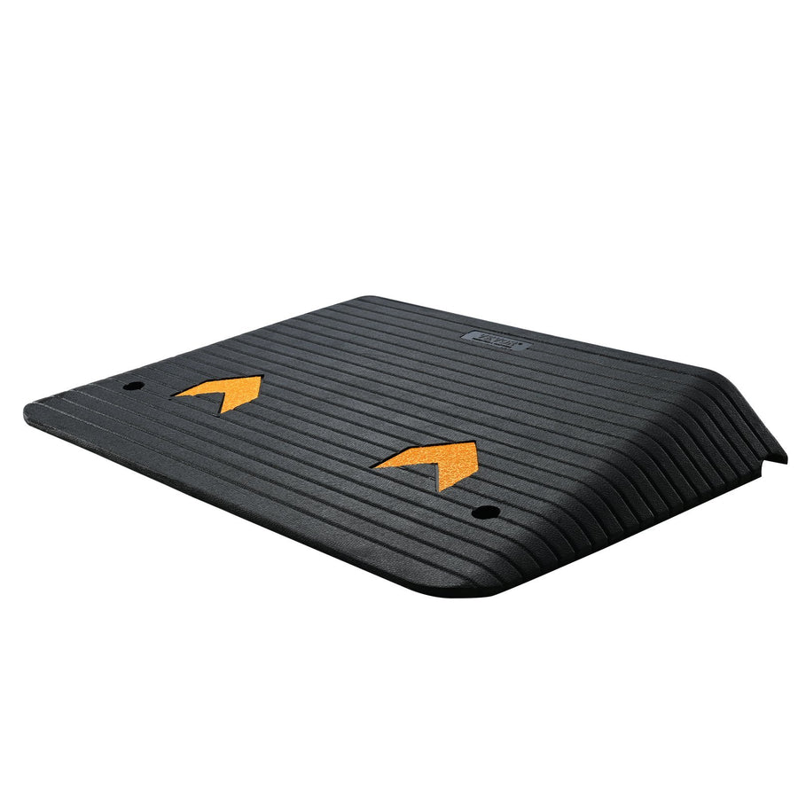 VEVOR Rubber Threshold Ramp, Rise Wheelchair Ramp Doorway, Recycled Rubber Power Curb Ramp Rated 33069 Lbs Load Capacity, Non-Slip Textured Surface Rubber Ramp For Wheelchair Car Scooter